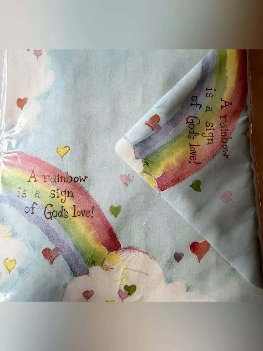 Vintage English Cards Ltd Sealed Stationary Rainbow‎ Sign 30 Sheets 15 Envelopes